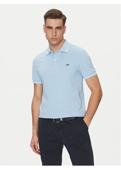 Lacoste Polo PH9875 Błękitny Regular Fit ze sklepu MODIVO w kategorii T-shirty męskie - zdjęcie 182709234