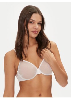 Gossard Biustonosz z fiszbiną Glossies Sheer Moulded 6271 Biały ze sklepu MODIVO w kategorii Biustonosze - zdjęcie 182709240