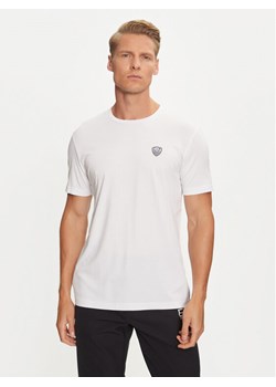 EA7 Emporio Armani T-Shirt 8NPT16 PJRGZ 1100 Biały Regular Fit ze sklepu MODIVO w kategorii T-shirty męskie - zdjęcie 182709270