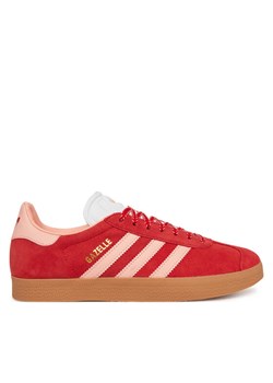 adidas Sneakersy Gazelle JH7217 Czerwony ze sklepu MODIVO w kategorii Buty sportowe damskie - zdjęcie 182709301