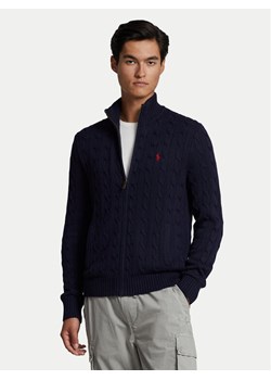 Polo Ralph Lauren Sweter 710899975001 Granatowy Regular Fit ze sklepu MODIVO w kategorii Swetry męskie - zdjęcie 182709354