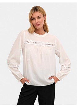 Kaffe Bluzka Freya 10508200 Écru Regular Fit ze sklepu MODIVO w kategorii Bluzki damskie - zdjęcie 182709432