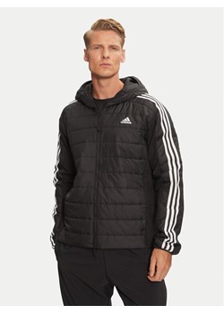 adidas Kurtka przejściowa Essentials 3-Stripes Hybrid IN7195 Czarny Regular Fit ze sklepu MODIVO w kategorii Kurtki męskie - zdjęcie 182709500