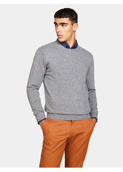 Sisley Sweter 102HS1B17 Szary Slim Fit ze sklepu MODIVO w kategorii Swetry męskie - zdjęcie 182709623