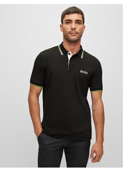 Boss Polo Paddy Pro 50469102 Czarny Regular Fit ze sklepu MODIVO w kategorii T-shirty męskie - zdjęcie 182709634