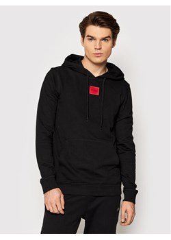 Hugo Bluza Daratschl 50458700 Czarny Regular Fit ze sklepu MODIVO w kategorii Bluzy męskie - zdjęcie 182709690