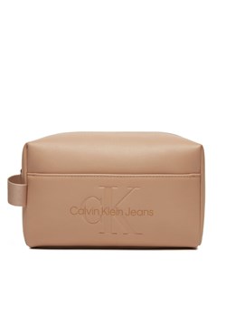 Calvin Klein Jeans Kosmetyczka K60K611483 Różowy ze sklepu MODIVO w kategorii Kosmetyczki - zdjęcie 182709844