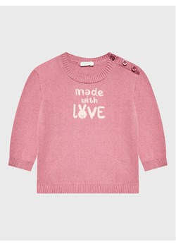 United Colors Of Benetton Sweter 112CB1009 Różowy Regular Fit ze sklepu MODIVO w kategorii Bluzy i swetry - zdjęcie 182709942