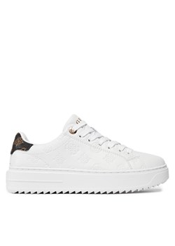 Guess Sneakersy Denesa4 FLPDS4 FAL12 Biały ze sklepu MODIVO w kategorii Trampki damskie - zdjęcie 182710063