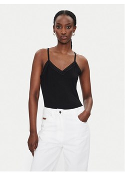 Morgan Top 192-BARBA.N Czarny Slim Fit ze sklepu MODIVO w kategorii Bluzki damskie - zdjęcie 182710224