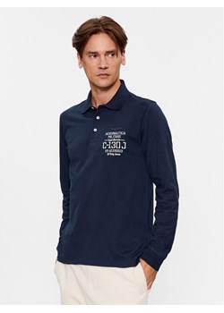 Aeronautica Militare Polo 232PO1709J584 Granatowy Regular Fit ze sklepu MODIVO w kategorii T-shirty męskie - zdjęcie 182710310
