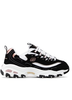 Skechers Sneakersy Devoted Fan 13154/BKRG Czarny ze sklepu MODIVO w kategorii Buty sportowe damskie - zdjęcie 182710514