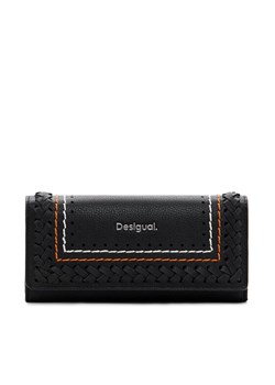 Desigual Duży Portfel Damski 25SAYP21 Czarny ze sklepu MODIVO w kategorii Portfele damskie - zdjęcie 182710782
