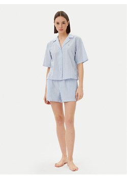Tommy Hilfiger Piżama UW0UW05799 Błękitny Regular Fit ze sklepu MODIVO w kategorii Piżamy damskie - zdjęcie 182710834