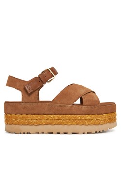Ugg Sandały W Aubrey Ankle Strap 1167471 Brązowy ze sklepu MODIVO w kategorii Espadryle damskie - zdjęcie 182710892