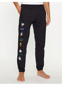 United Colors Of Benetton Spodnie piżamowe 3VR54F00K Czarny Regular Fit ze sklepu MODIVO w kategorii Piżamy męskie - zdjęcie 182711021