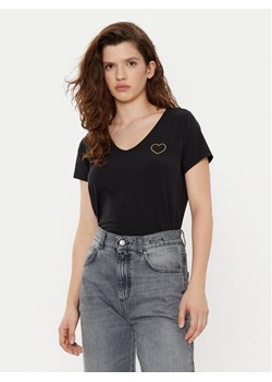 Pieces T-Shirt New Billy 17102921 Czarny Regular Fit ze sklepu MODIVO w kategorii Bluzki damskie - zdjęcie 182711062