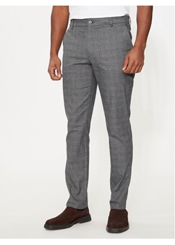 Hechter Paris Chinosy 25855 142391 Szary Modern Fit ze sklepu MODIVO w kategorii Spodnie męskie - zdjęcie 182711081