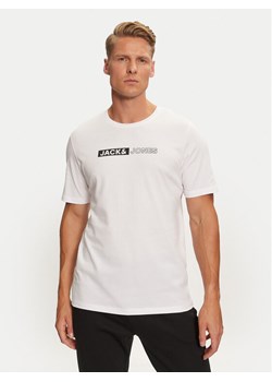 Jack&Jones T-Shirt Corp 12233999 Biały Standard Fit ze sklepu MODIVO w kategorii T-shirty męskie - zdjęcie 182711162