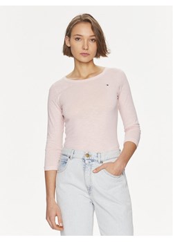 Tommy Hilfiger Bluzka WW0WW37861 Różowy Slim Fit ze sklepu MODIVO w kategorii Bluzki damskie - zdjęcie 182711300