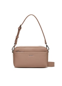Calvin Klein Torebka Ck Must Convertible Camera Bag K60K612280 Beżowy ze sklepu MODIVO w kategorii Torebki damskie - zdjęcie 182711363