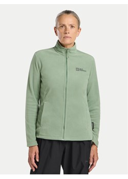 Jack Wolfskin Polar Taunus Fz 1711391 Zielony Regular Fit ze sklepu MODIVO w kategorii Bluzy damskie - zdjęcie 182711722