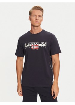 Napapijri T-Shirt S-Aylmer NP0A4HTO Granatowy Regular Fit ze sklepu MODIVO w kategorii T-shirty męskie - zdjęcie 182711732