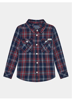 Guess Koszula N3BH01 D52G1 Niebieski Regular Fit ze sklepu MODIVO w kategorii Koszule chłopięce - zdjęcie 182711761