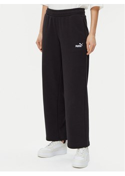 Puma Spodnie dresowe Ess Small No. 1 Logo 684979 Czarny Straight Fit ze sklepu MODIVO w kategorii Spodnie damskie - zdjęcie 182711784