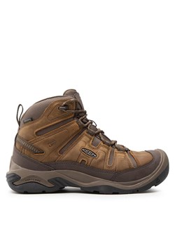 Keen Trekkingi Circadia Mid Wp 1026769 Brązowy ze sklepu MODIVO w kategorii Buty trekkingowe męskie - zdjęcie 182711811