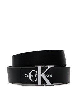 Calvin Klein Jeans Pasek Damski Monogram Hardware 30Mm K60K610281 Czarny ze sklepu MODIVO w kategorii Paski damskie - zdjęcie 182711821