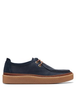 Clarks Mokasyny Clarkwood Moc 26176871 Granatowy ze sklepu MODIVO w kategorii Mokasyny męskie - zdjęcie 182711883