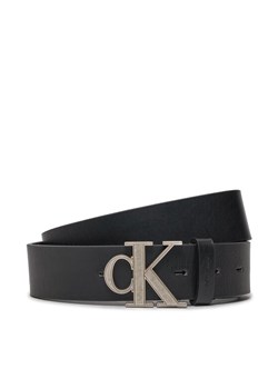 Calvin Klein Pasek Męski Monogram Hardware 35Mm K50K510063 Czarny ze sklepu MODIVO w kategorii Paski męskie - zdjęcie 182712061