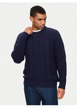 Gap Sweter 787133-00 Granatowy Relaxed Fit ze sklepu MODIVO w kategorii Swetry męskie - zdjęcie 182712082