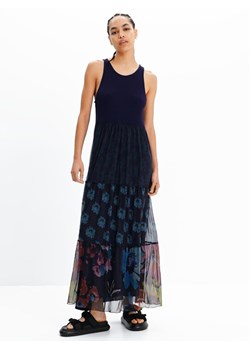 Desigual Sukienka codzienna Dudas 23SWVK90 Granatowy Regular Fit ze sklepu MODIVO w kategorii Sukienki - zdjęcie 182712120