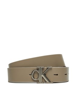 Calvin Klein Jeans Pasek Damski Mono Pl Rev Lthr Belt K60K612288 Brązowy ze sklepu MODIVO w kategorii Paski damskie - zdjęcie 182712194