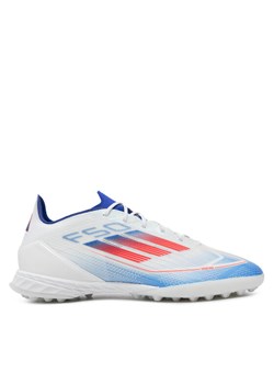 adidas Buty do piłki nożnej F50 Pro Turf IF1323 Biały ze sklepu MODIVO w kategorii Buty sportowe męskie - zdjęcie 182712480