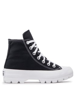 Converse Sneakersy Chuck Taylor All Star Lugged Hi 565901C Czarny ze sklepu MODIVO w kategorii Trampki damskie - zdjęcie 182712483