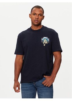 Guess T-Shirt M4BI25 KCH21 Granatowy Oversize ze sklepu MODIVO w kategorii T-shirty męskie - zdjęcie 182712533