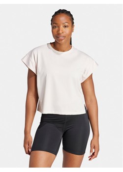 adidas Koszulka techniczna Studio IS2979 Różowy Regular Fit ze sklepu MODIVO w kategorii Bluzki damskie - zdjęcie 182712670