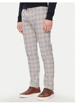 Bugatti Chinosy 4890 56317A Beżowy Slim Fit ze sklepu MODIVO w kategorii Spodnie męskie - zdjęcie 182712713