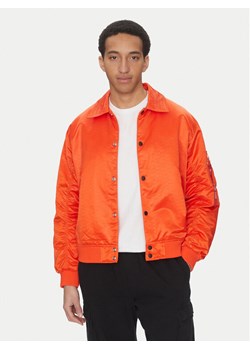 Alpha Industries Kurtka bomber Coach Logo 156145 Pomarańczowy Regular Fit ze sklepu MODIVO w kategorii Kurtki męskie - zdjęcie 182712763