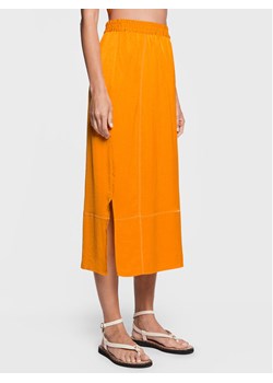 American Vintage Spódnica midi Widland WID13CE23 Pomarańczowy Regular Fit ze sklepu MODIVO w kategorii Spódnice - zdjęcie 182713011