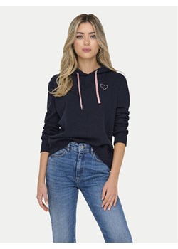 ONLY Bluza Noli 15312874 Granatowy Regular Fit ze sklepu MODIVO w kategorii Bluzy damskie - zdjęcie 182713012