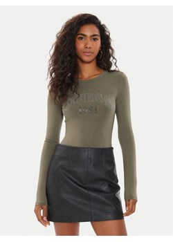 Guess Body Alexandra W4YP06 K68D2 Zielony Slim Fit ze sklepu MODIVO w kategorii Bluzki damskie - zdjęcie 182713034