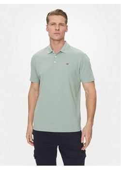 Napapijri Polo Ealis NP0A4H8B Zielony Regular Fit ze sklepu MODIVO w kategorii T-shirty męskie - zdjęcie 182713130