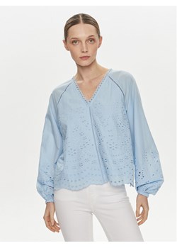 YAS Bluzka Luma 26032810 Błękitny Regular Fit ze sklepu MODIVO w kategorii Bluzki damskie - zdjęcie 182713212