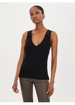 Morgan Top 242-DIOU Czarny Slim Fit ze sklepu MODIVO w kategorii Bluzki damskie - zdjęcie 182713263