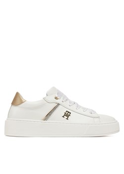 Tommy Hilfiger Sneakersy Low Cut Lace-Up Sneaker T4A9-33933-0206 S Biały ze sklepu MODIVO w kategorii Buty sportowe dziecięce - zdjęcie 182713342