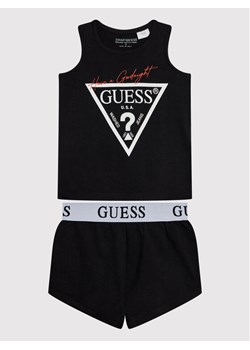 Guess Piżama J1BG00 J1311 Czarny Regular Fit ze sklepu MODIVO w kategorii Piżamy dziecięce - zdjęcie 182713421